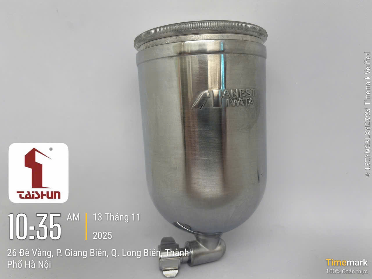 Cốc chứa sơn Anest Iwata PC-4S nhôm 1/4 inch 400ml